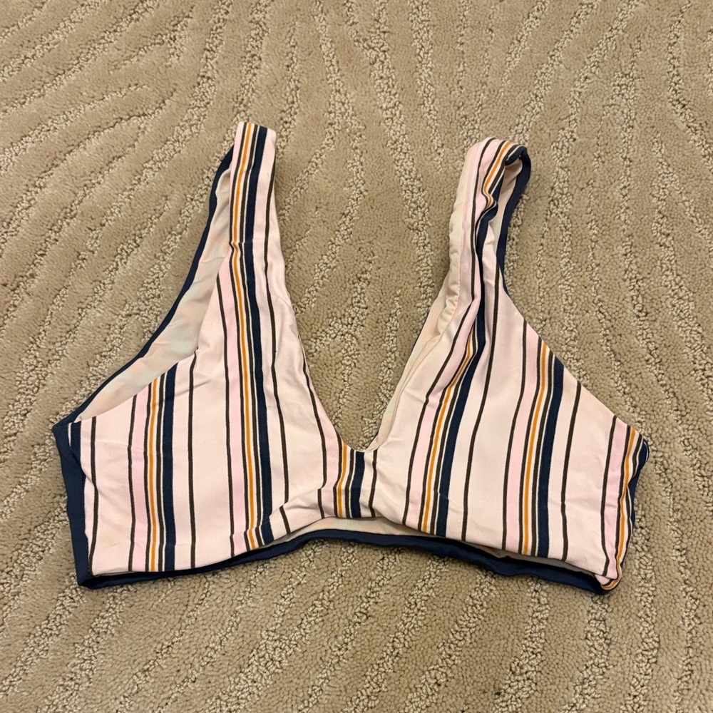 Maaji Multicolor Striped Bikini Top